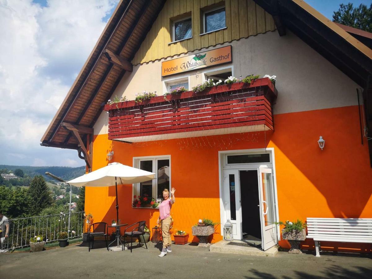 Hotel Pension Waldbaude Warmensteinach Bagian luar foto