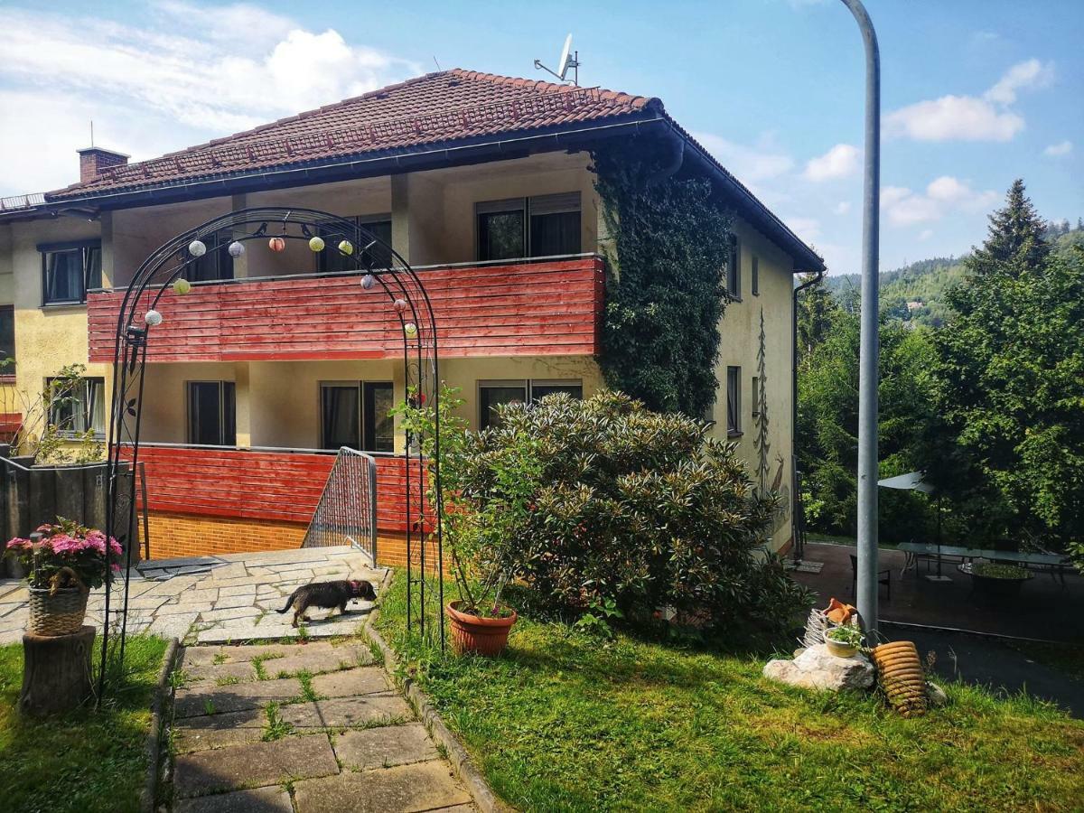 Hotel Pension Waldbaude Warmensteinach Bagian luar foto